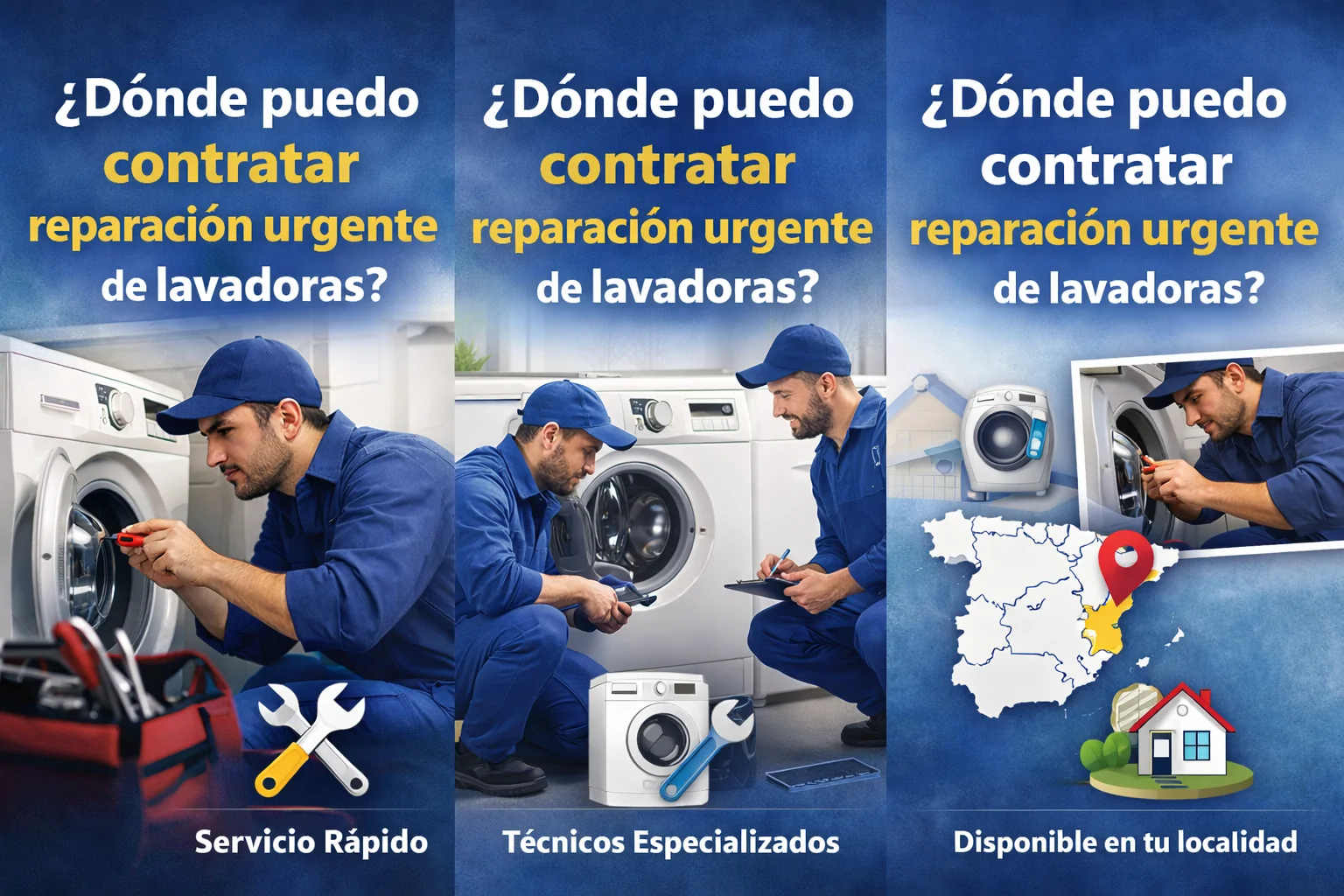¿Dónde puedo contratar reparación urgente de lavadoras en Castellón? Donde puedo contratar reparacion urgente de lavadoras Castellon - ¿Dónde puedo contratar reparación urgente de lavadoras en Castellón?