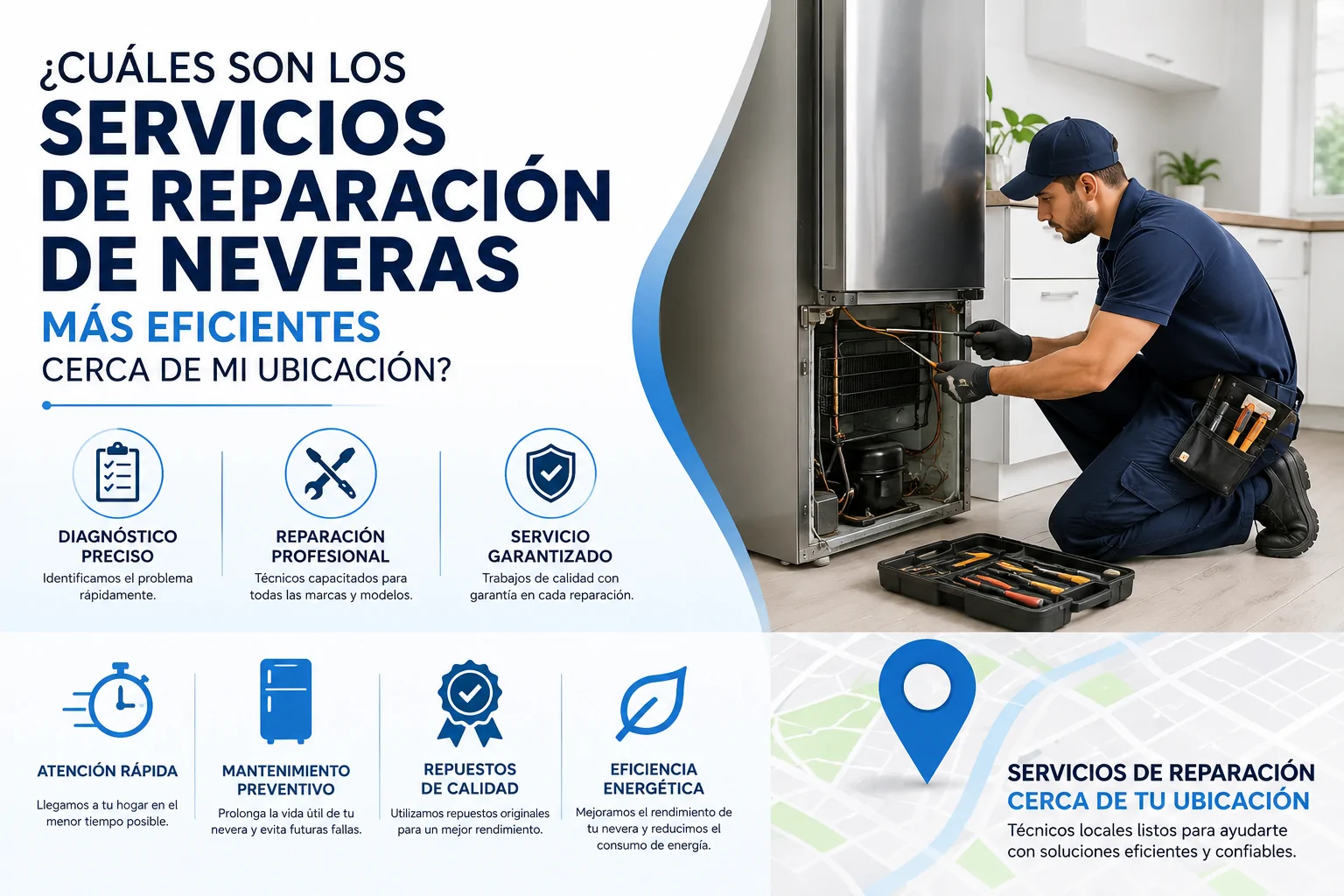 Cuales son los servicios de reparacion de neveras mas eficientes cerca de mi ubicacion - Servicio Tecnico Reparaci&oacute;n Electrodom&eacute;sticos Barcelona Castell&oacute;n Valencia