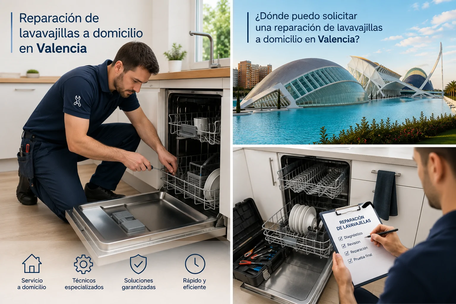 ¿Dónde puedo solicitar una reparación de lavavajillas a domicilio en Valencia? Donde puedo solicitar una reparacion de lavavajillas a domicilio - ¿Dónde puedo solicitar una reparación de lavavajillas a domicilio en Valencia?